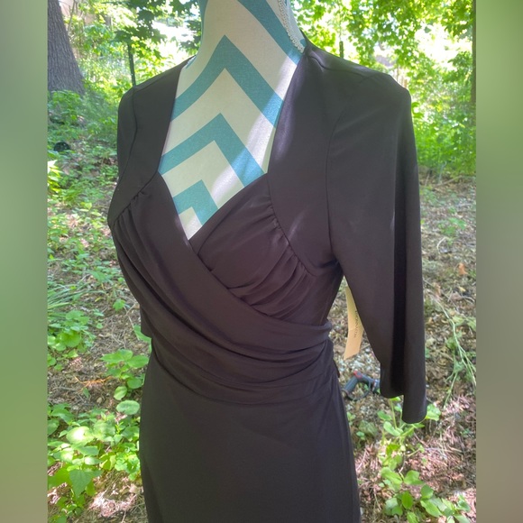 Kivonna Women's Plus Size Sweetheart Knit Wrap Dress Sz OX - Picture 6 of 11